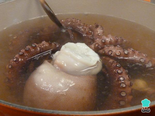 Receta de Pulpo a feira - Paso 2