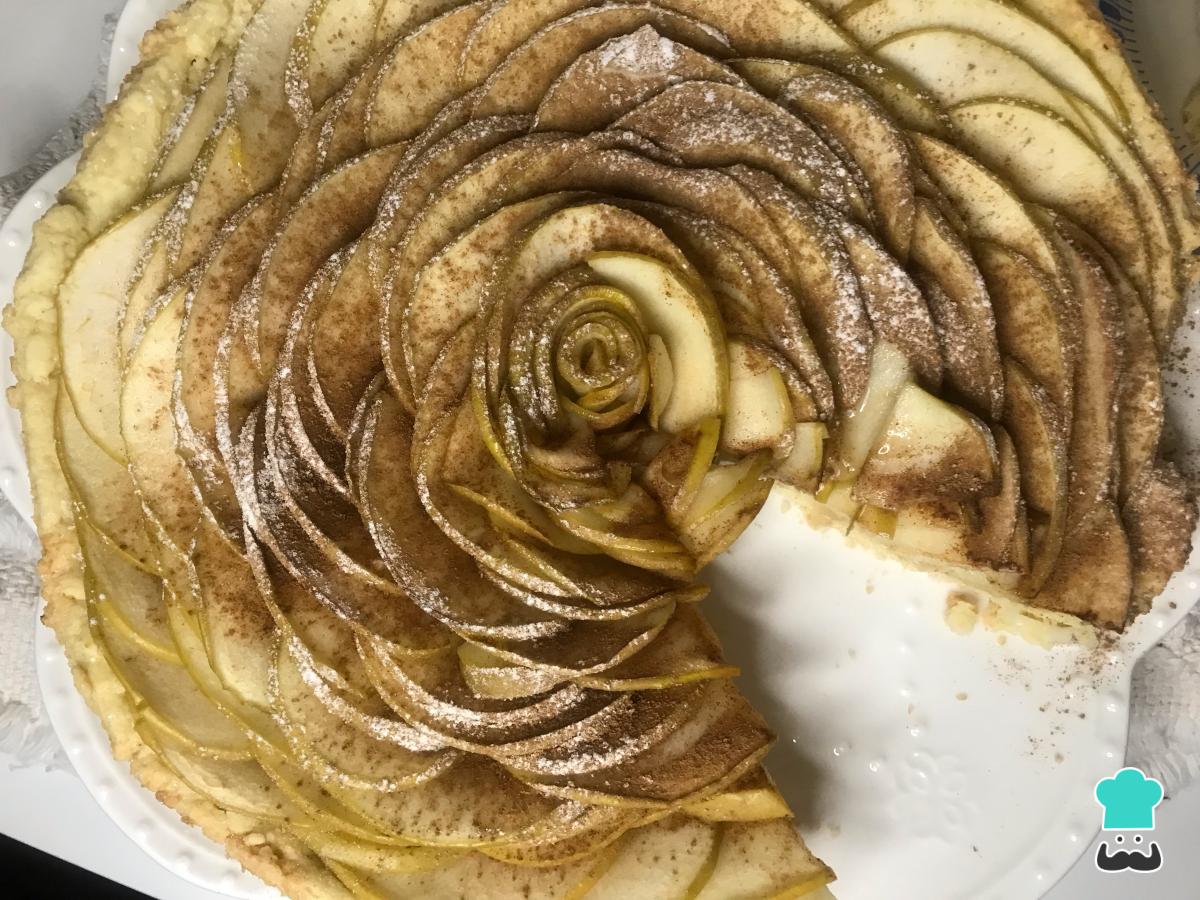 Receta de Tarta espiral de manzana
