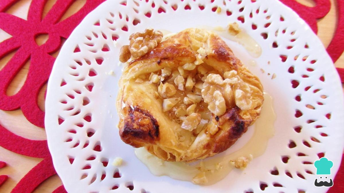 Receta de Hojaldre relleno de queso de cabra