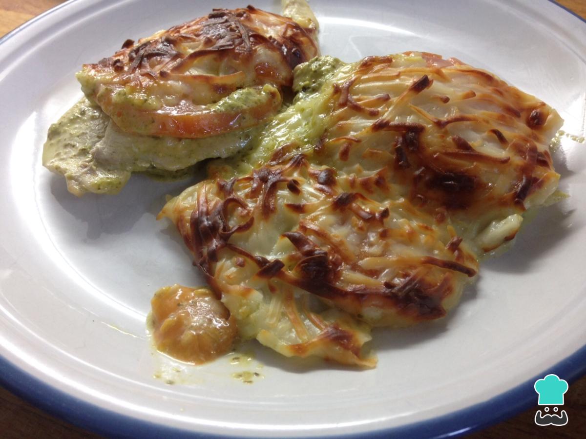 Receta de Pechuga de pollo al horno con queso