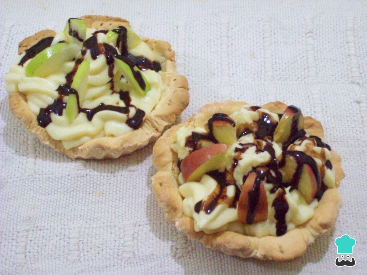 Receta de Tartaletas de manzana y crema