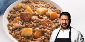 Dani García, chef: “Para que las lentejas queden más cremosas, hacemos un puré con el chorizo y la zanahoria y lo añadimos al final”