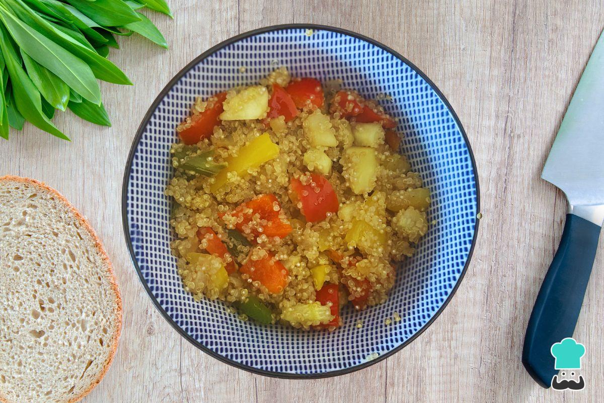 Receta de Ensalada de quinoa y verduras