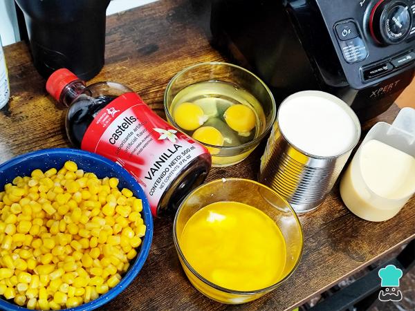 Receta de Pan de elote de lata - Paso 1