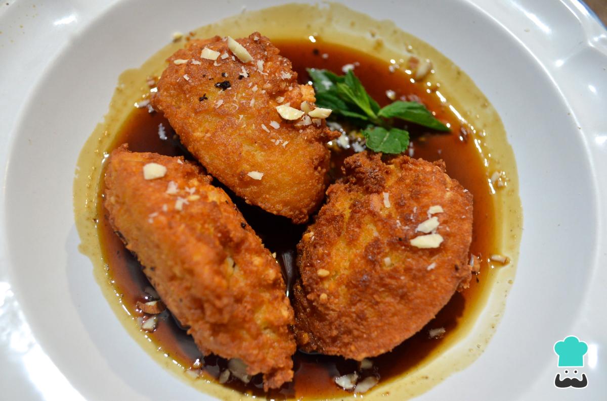 Receta de Torrejas de almendra