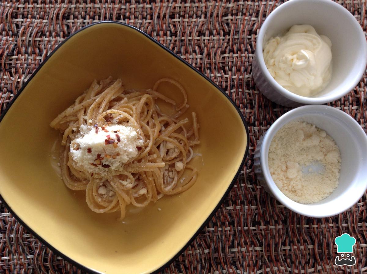 Receta de Espaghetti al burro
