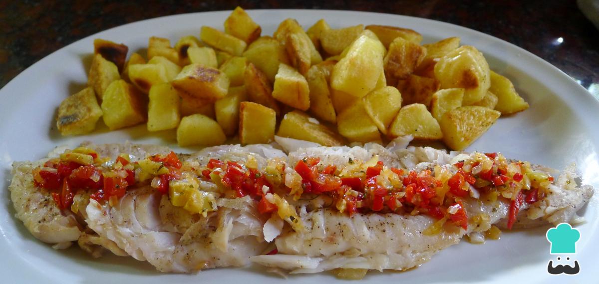 Receta de Filete de pescado al horno con patatas