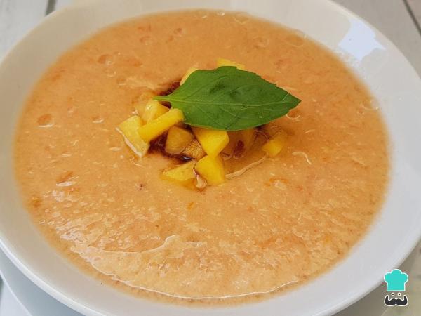 Receta de Gazpacho de nectarina