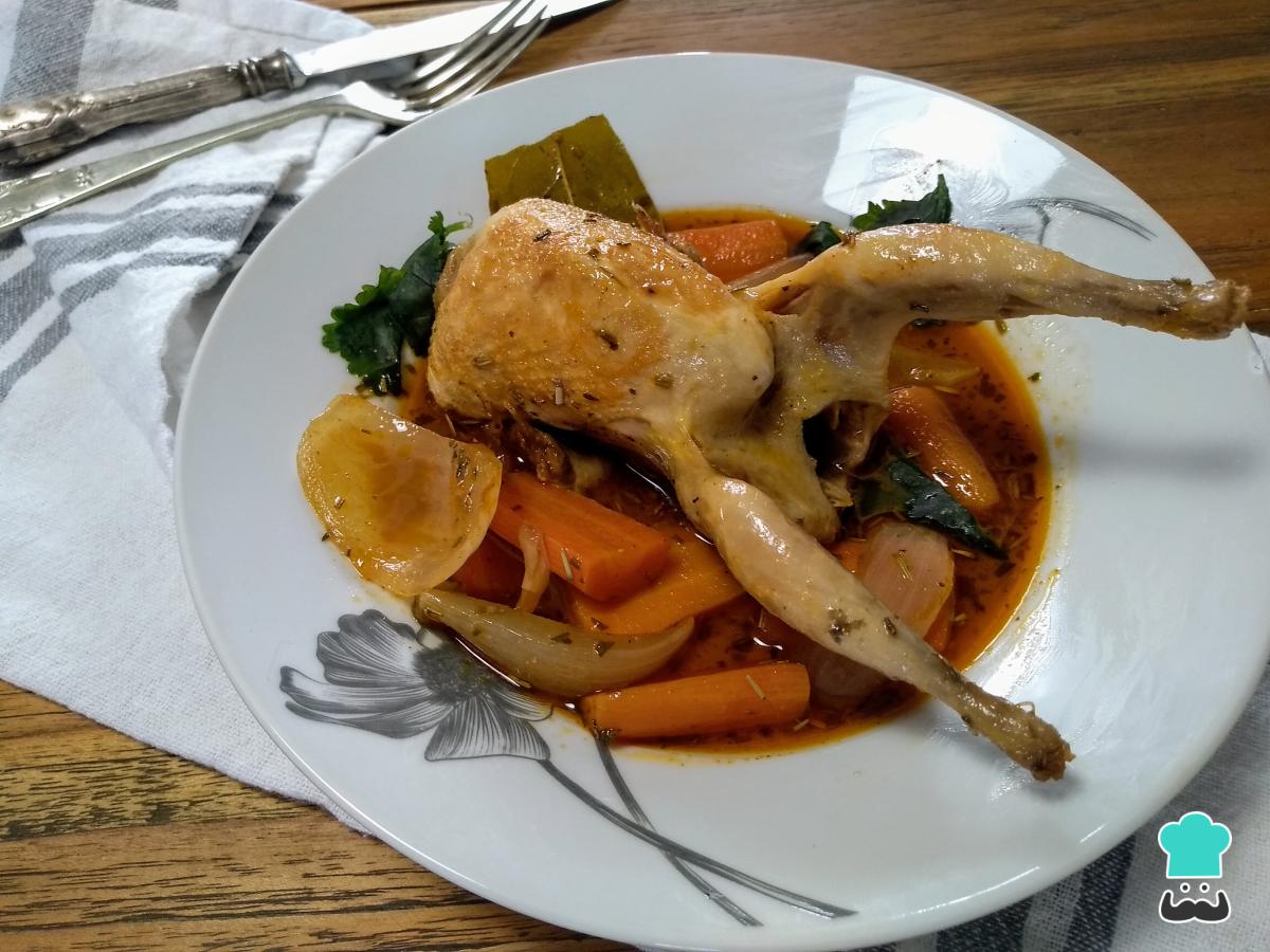 Receta de Codorniz en escabeche