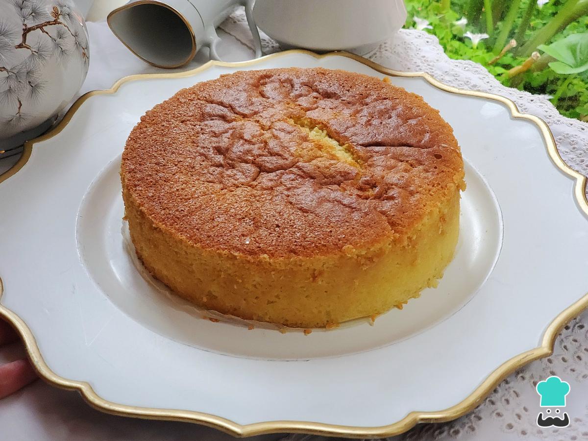 Receta de Bizcocho de chocolate blanco