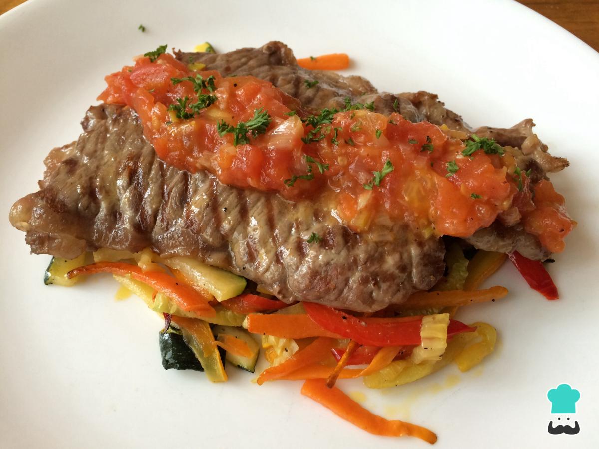 Receta de Lomo ancho a la parrilla