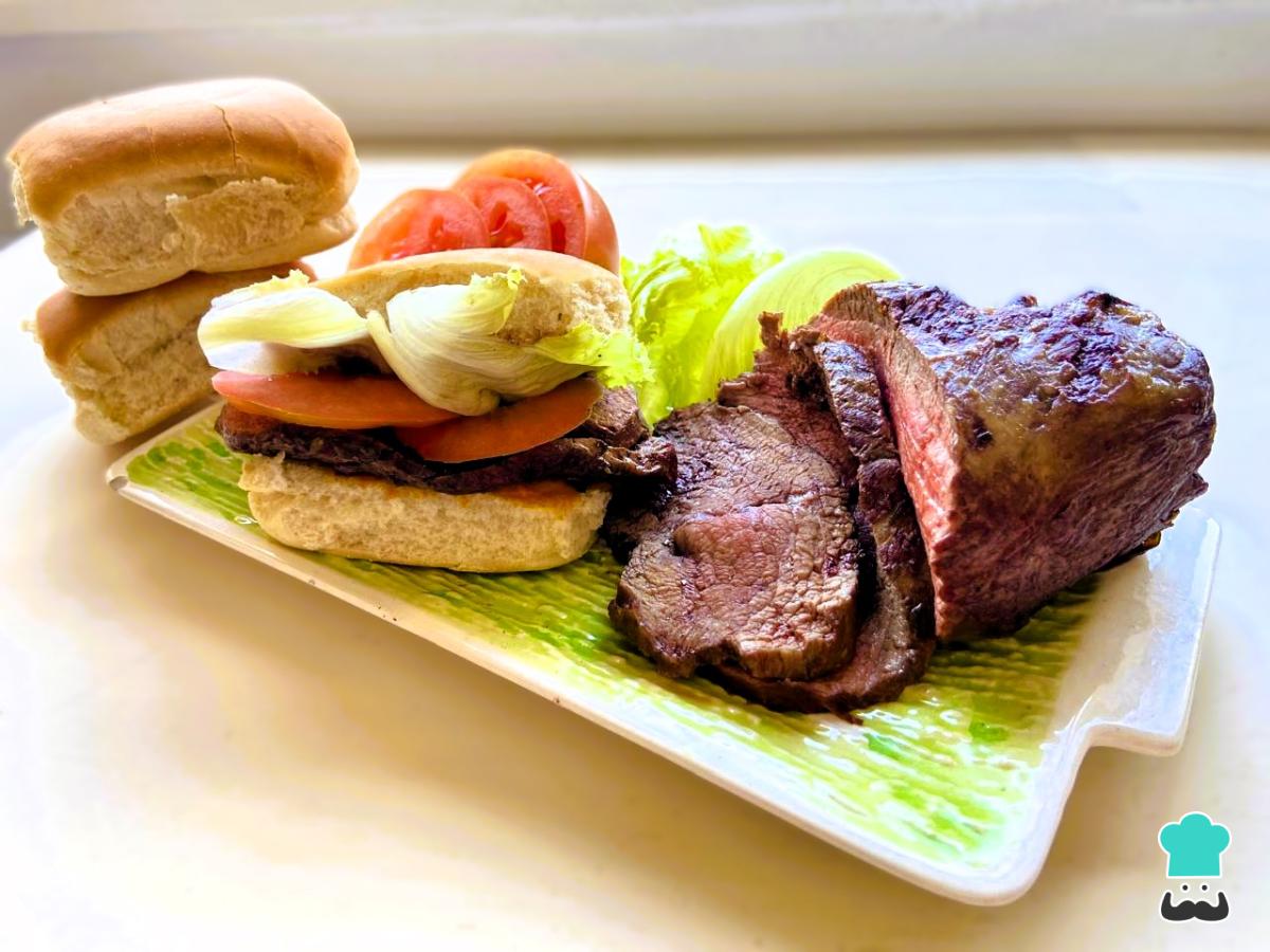 Receta de Sándwich de peceto