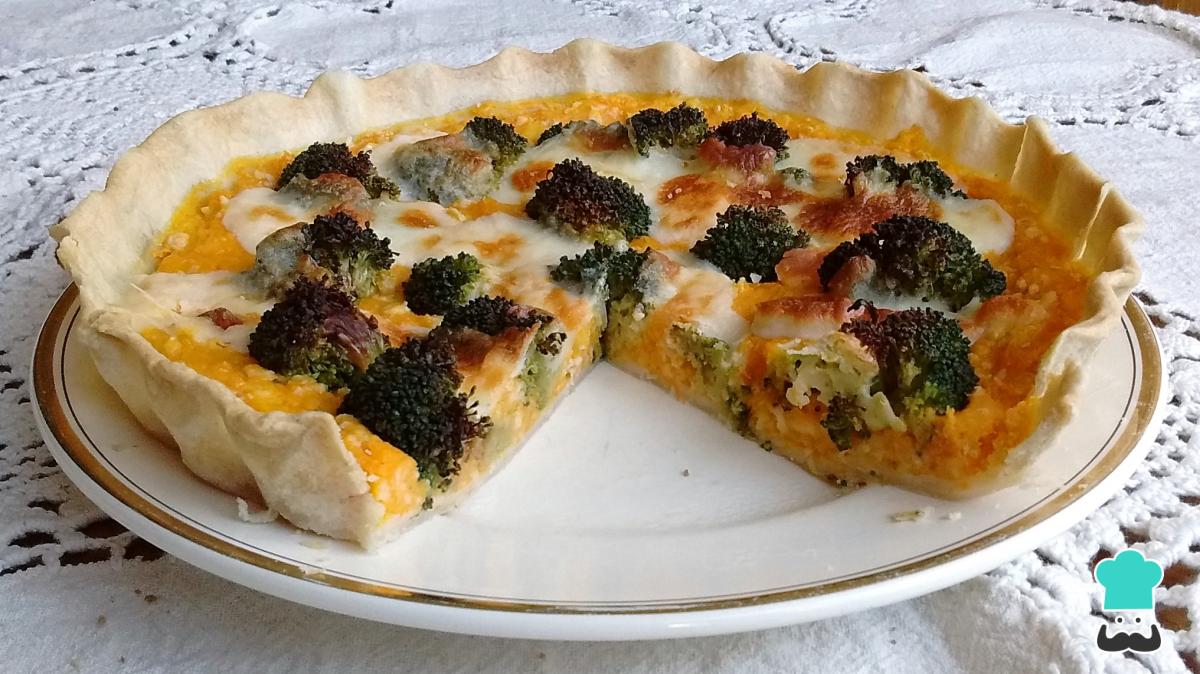 Receta de Tarta de brócoli y calabaza