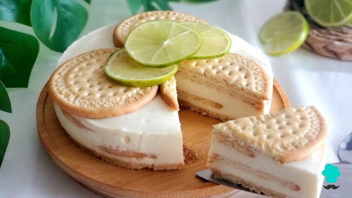 Receta de Tarta fría de limón y galletas sin horno: un postre cremoso, fácil y perfecto para el verano