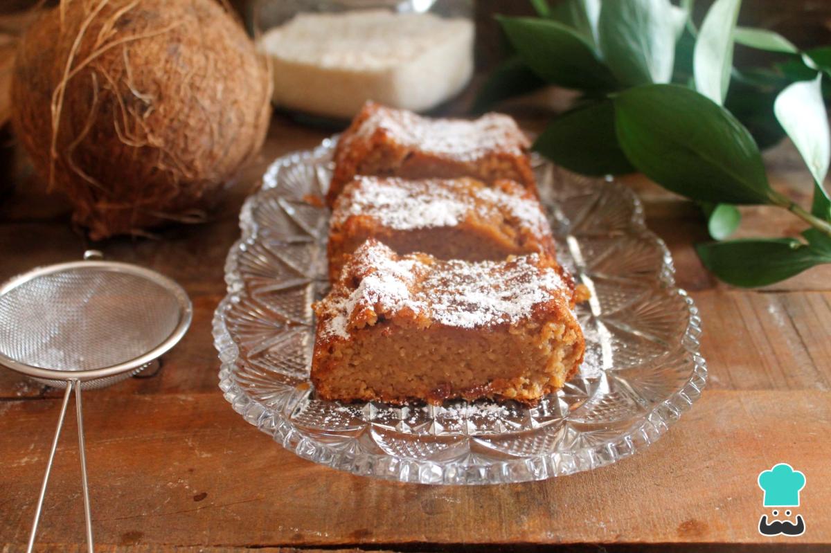 Receta de Bizcocho con harina de coco
