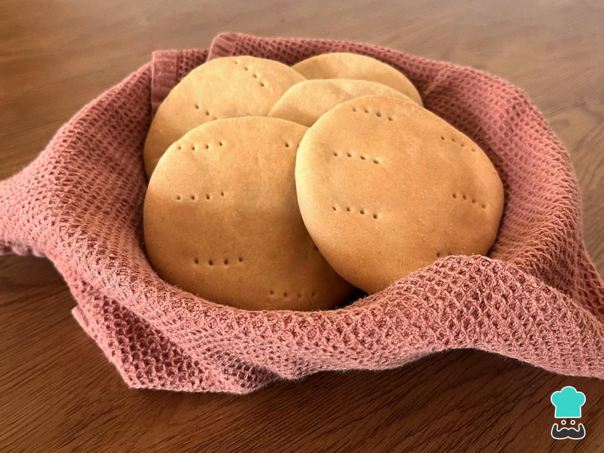 Receta de Pan amasado sin levadura