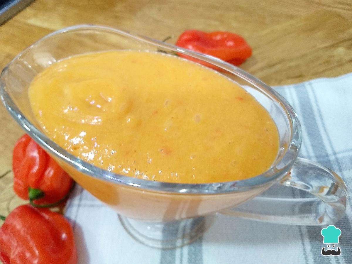 Receta de Salsa de mango con habanero