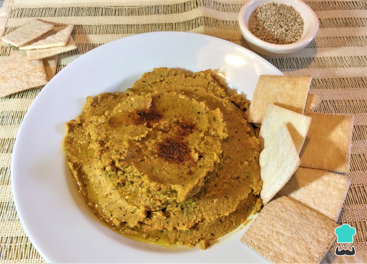 Receta de Hummus de zanahoria