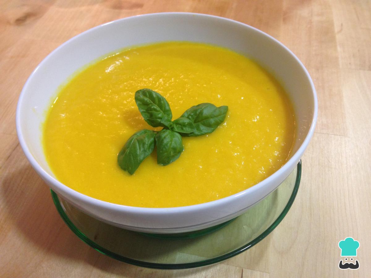 Receta de Crema de zanahoria con jengibre