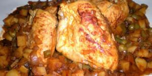 Fricase de pollo al cava