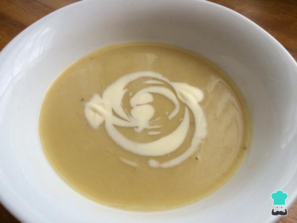 Receta de Crema de plátano macho