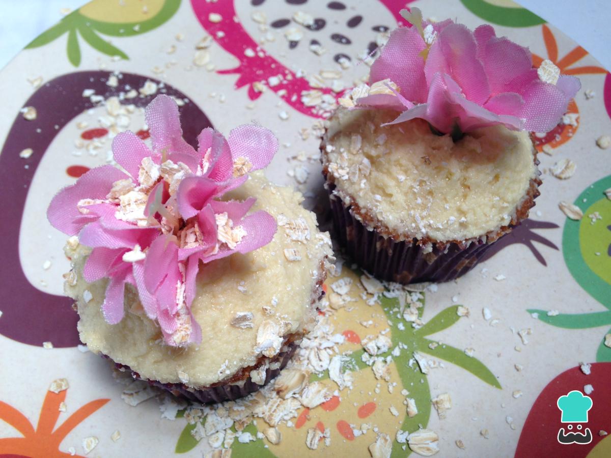 Receta de Cupcakes de avena