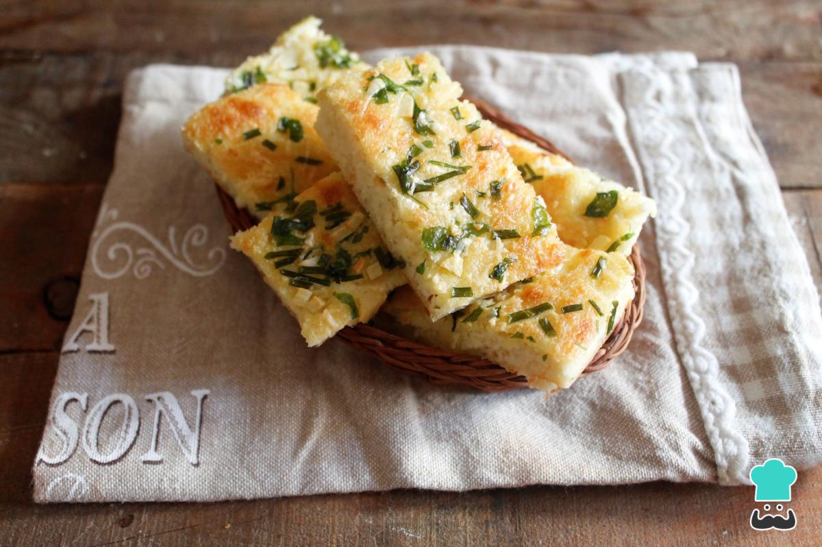 Receta de Pan de ajo keto