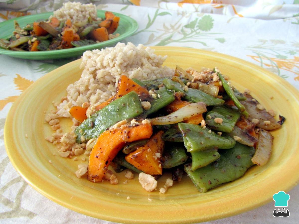 Receta de Wok de verduras con especias