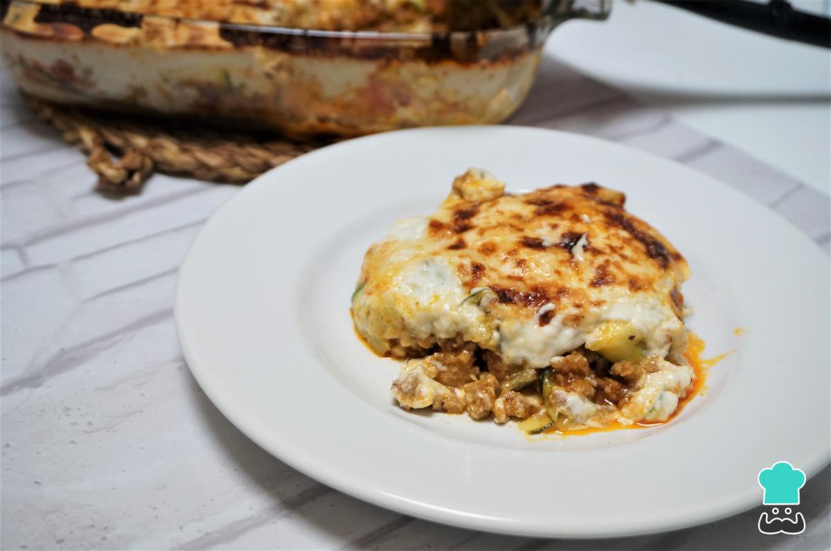 Receta de Lasaña keto