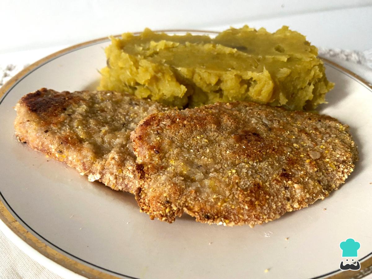 Receta de Milanesa de cerdo al horno