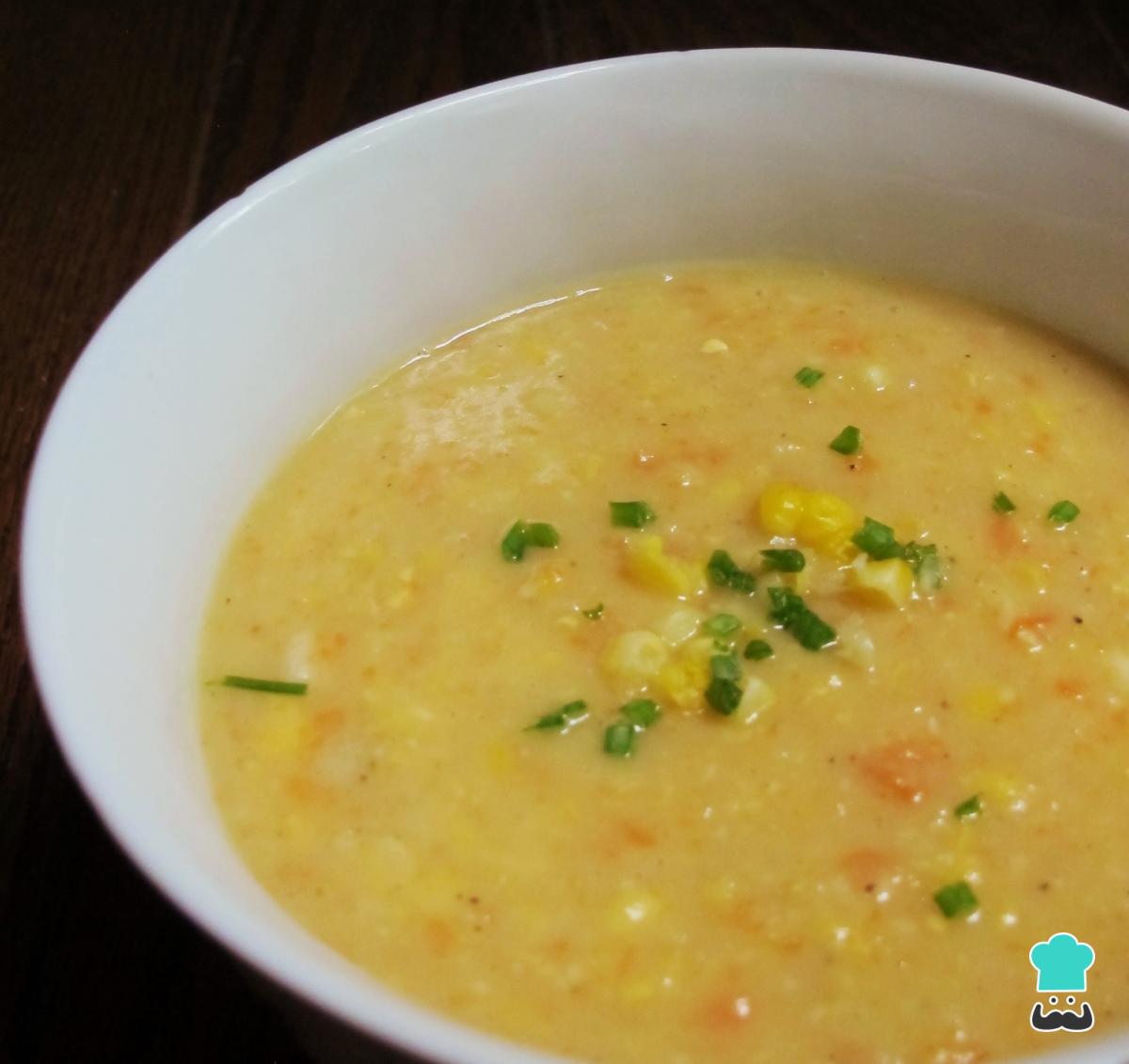 Receta de Sopa de choclo