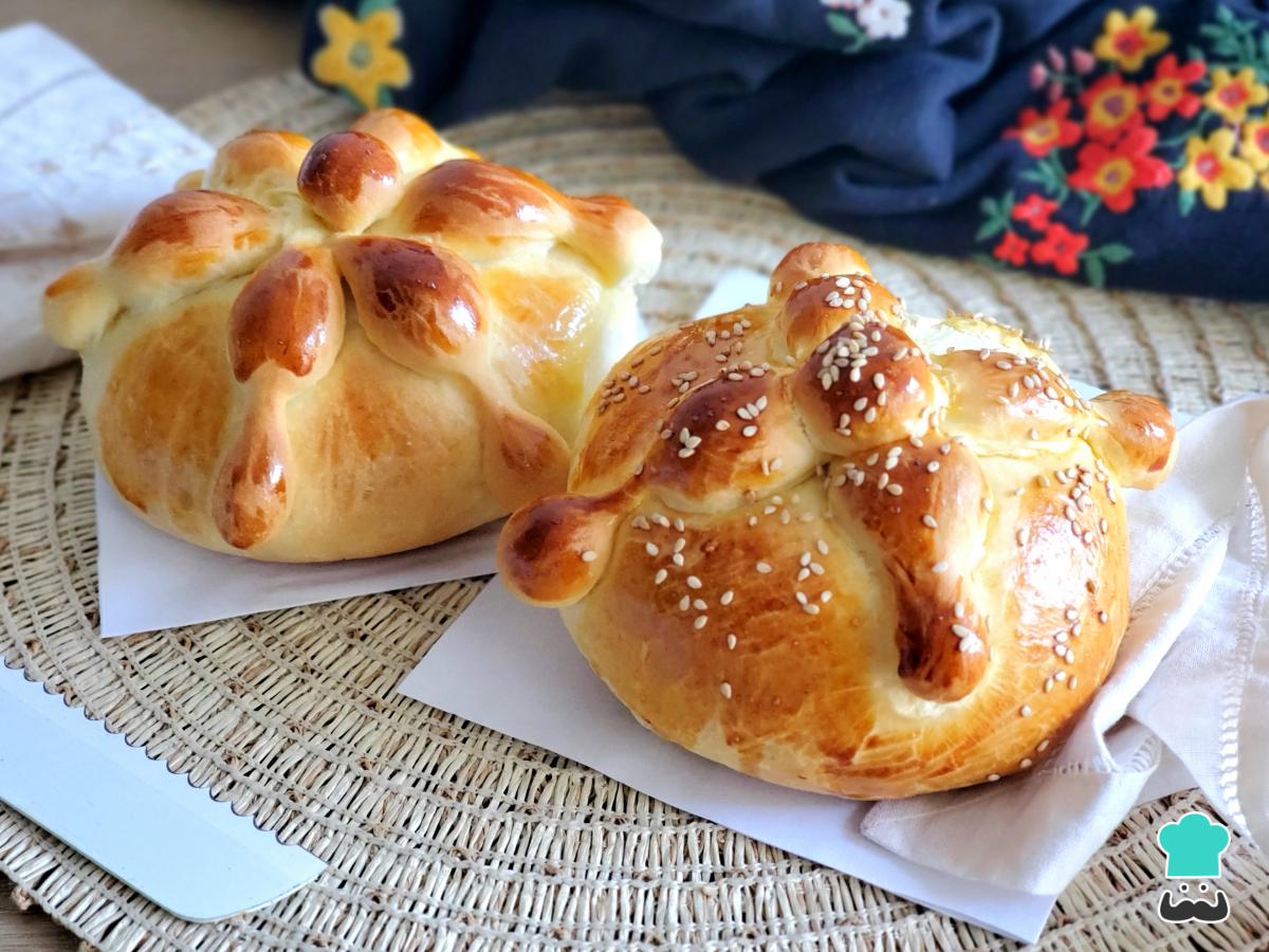 Receta de Pan de muerto sin azúcar