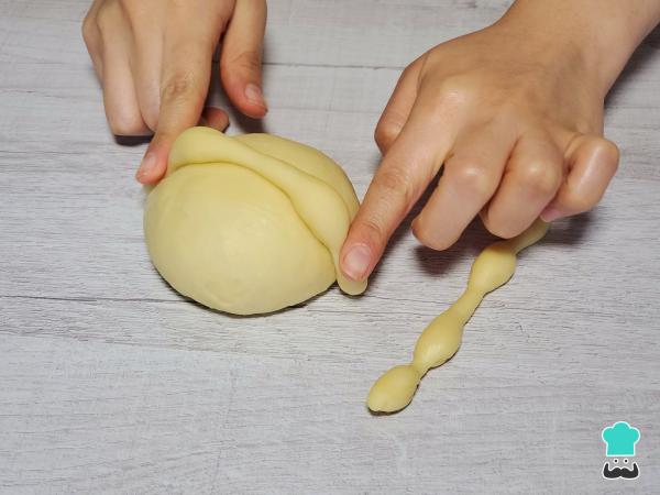 Receta de Pan de muerto sin azúcar - Paso 7