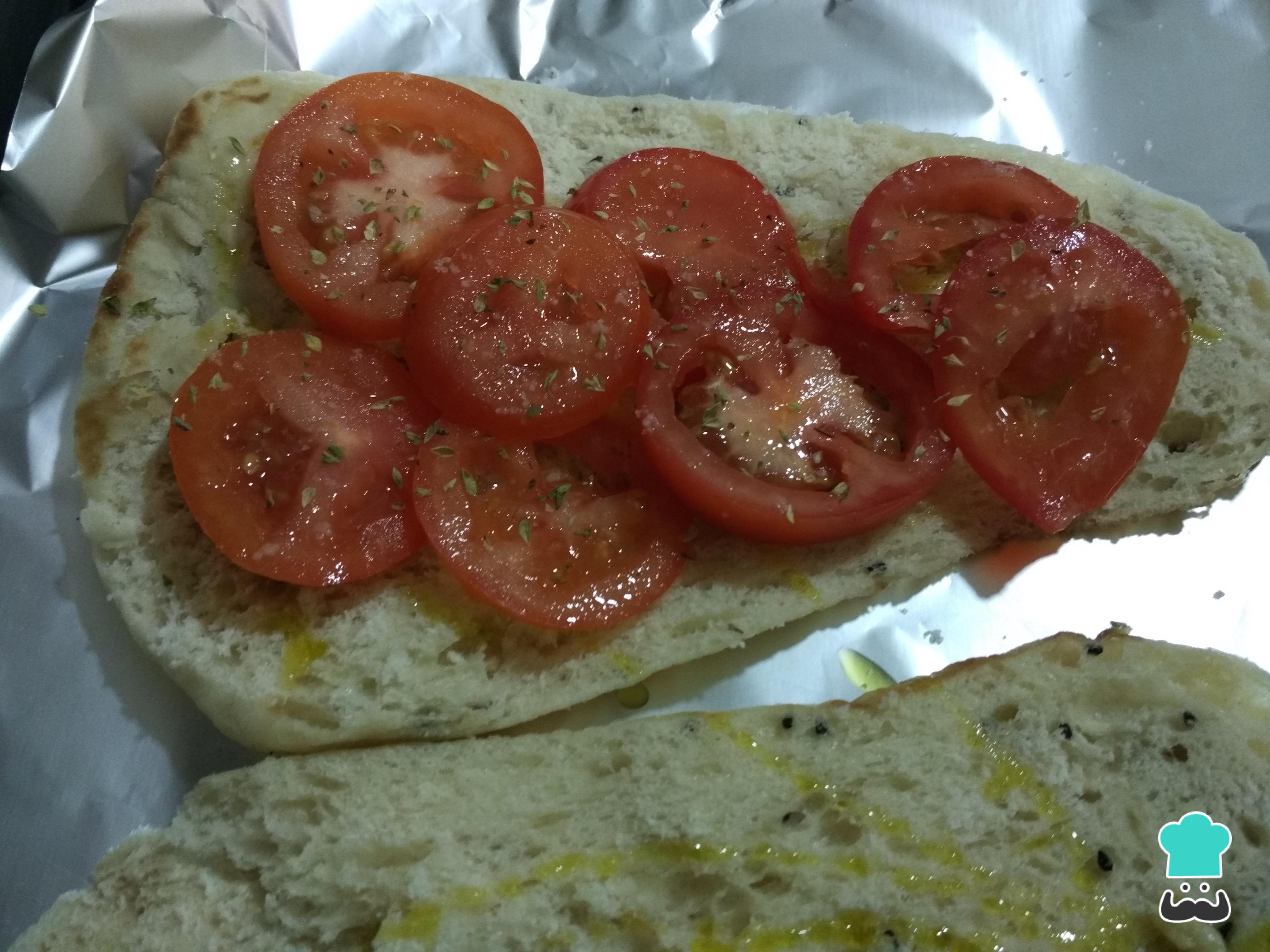 Pan Pita Relleno Vegetariano - Fácil