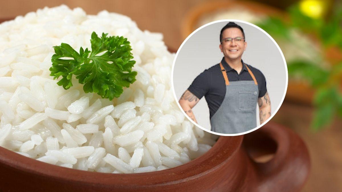 José Ramón, chef, desmonta la receta del arroz blanco: “No se hace con agua, sino con 550 ml de caldo de pollo y 60 g de mantequilla”