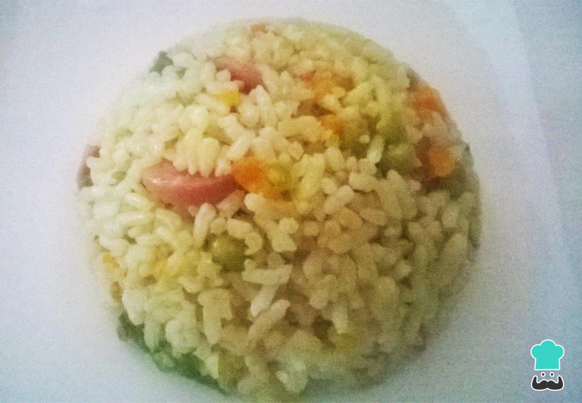 Receta de Arroz mixto colombiano