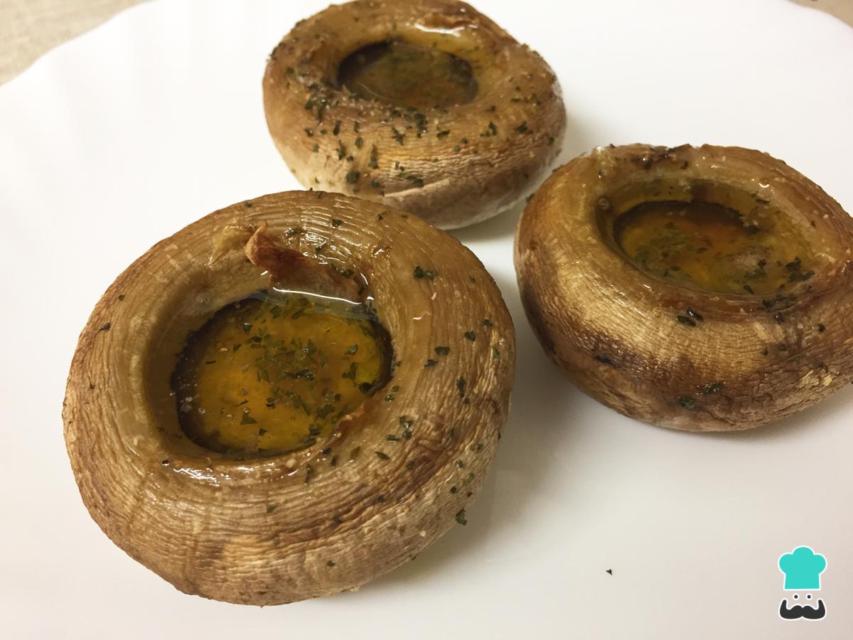 Receta de Champiñones al horno con ajo y perejil