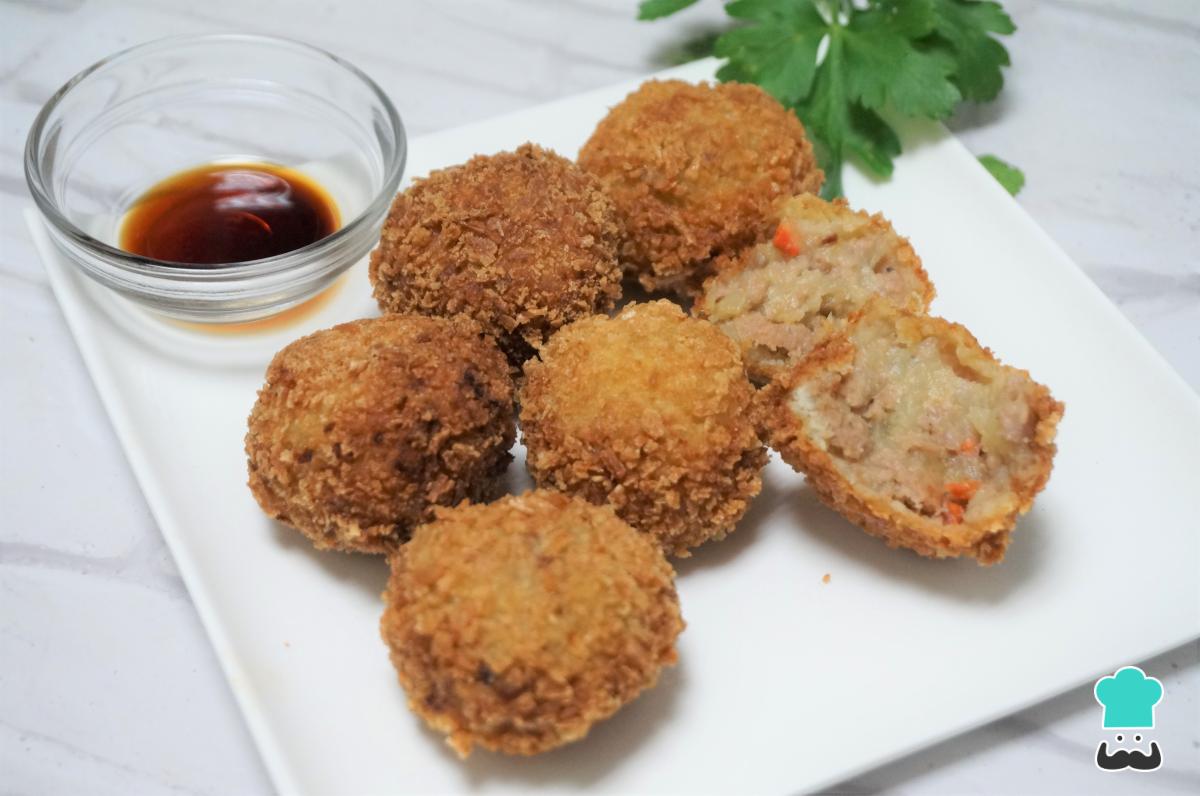Receta de Croquetas japonesas korokke