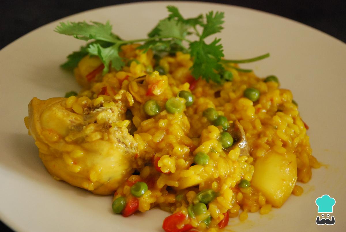 Receta de Paella mixta con conejo