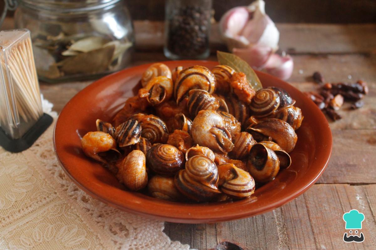 Receta de Caracoles a la catalana