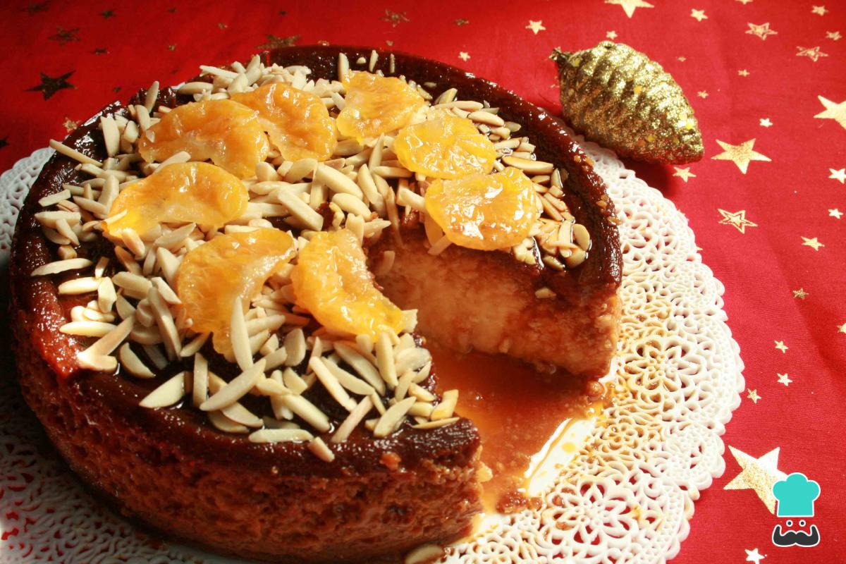 Receta de Flan de mandarina