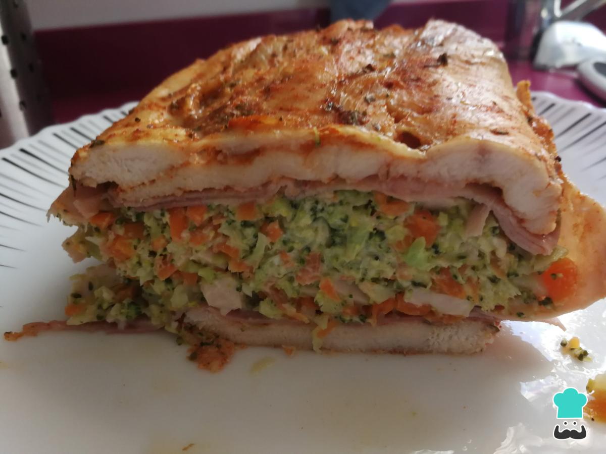 Receta de Pastel de brócoli y zanahoria