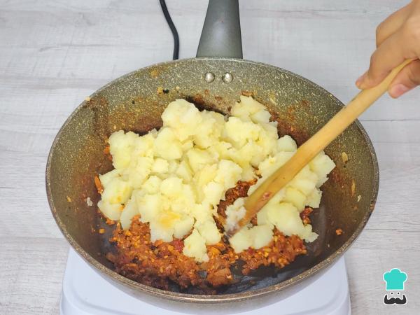 Receta de Carapulcra chinchana - Paso 7