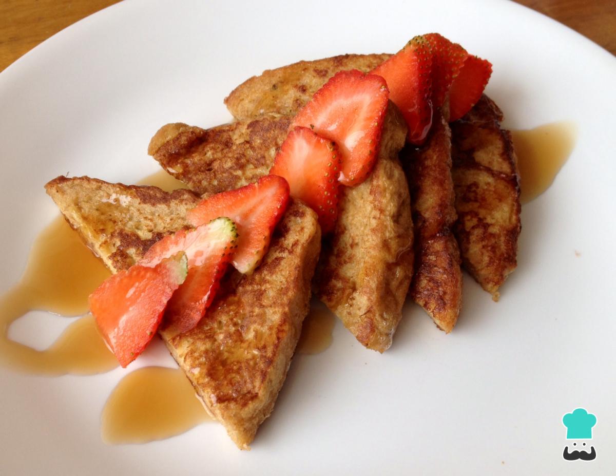 Receta de Tostadas francesas con syrup