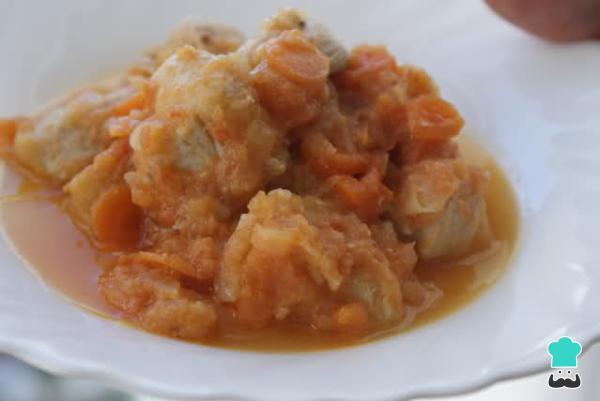 Receta de Guiso de pavo con albóndigas