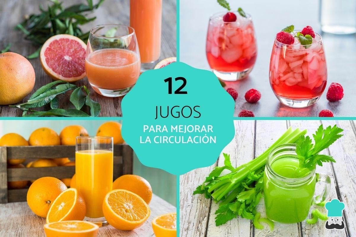Jugos para mejorar la circulación