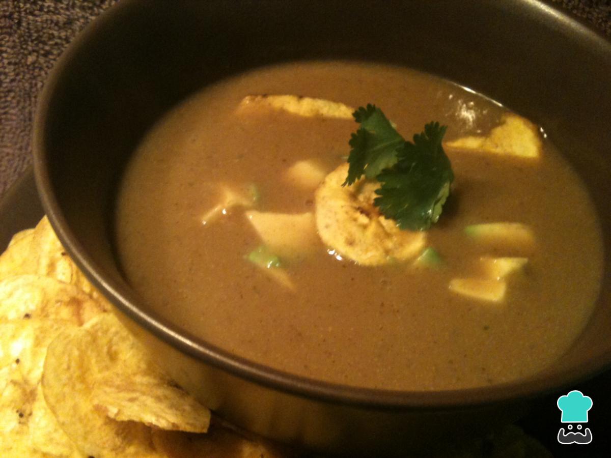 Receta de Sopa de plátano verde frito