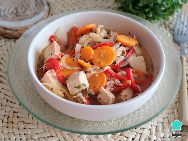 Receta de Pechuga de pollo en escabeche