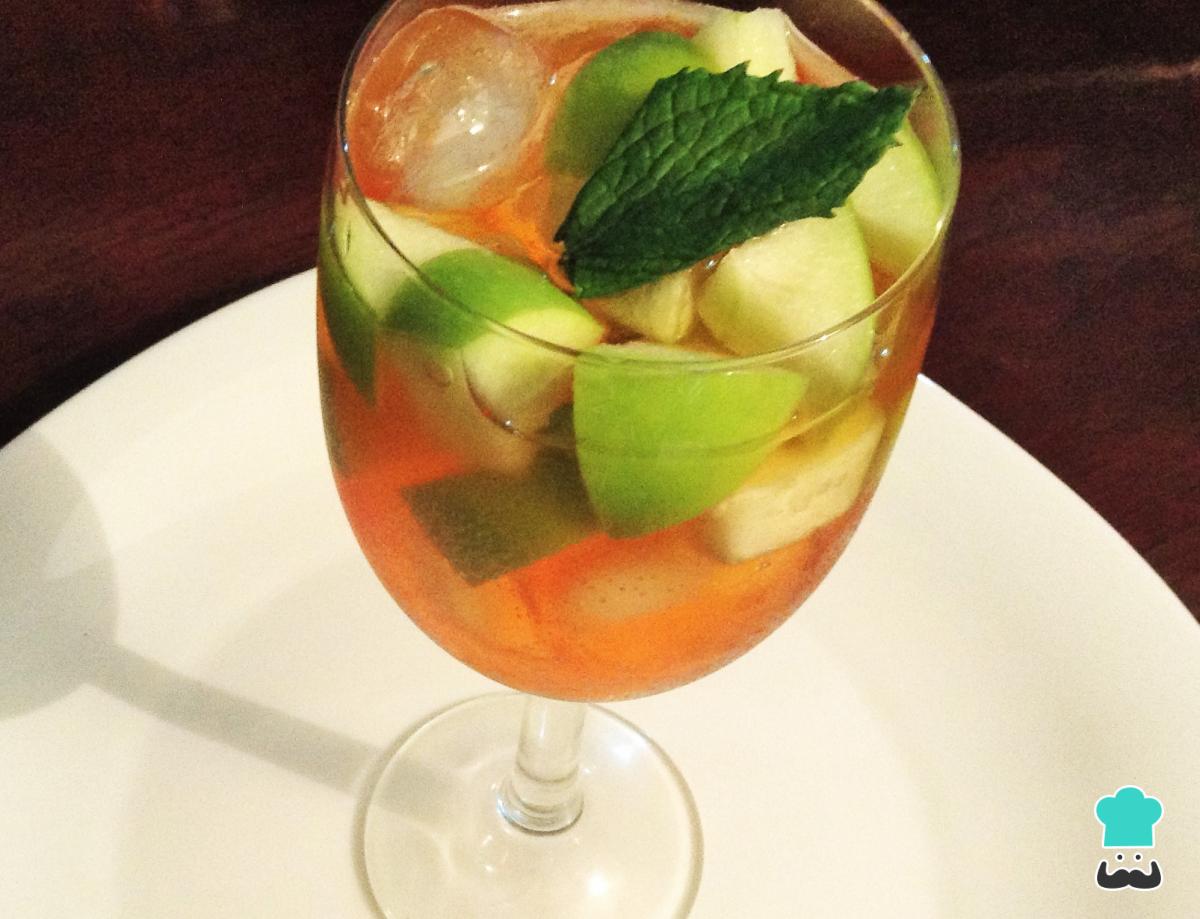 Tinto de verano con vino blanco