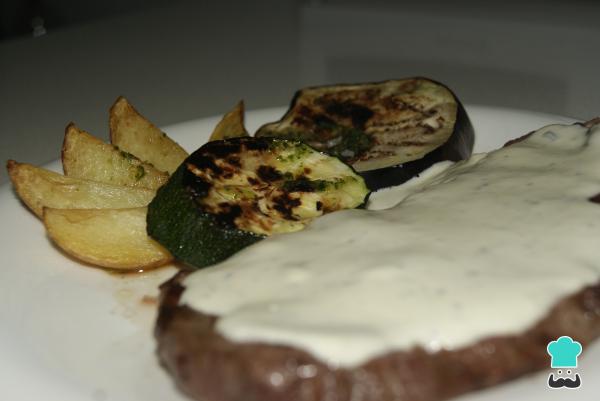 Receta de Entrecot al roquefort - Paso 9